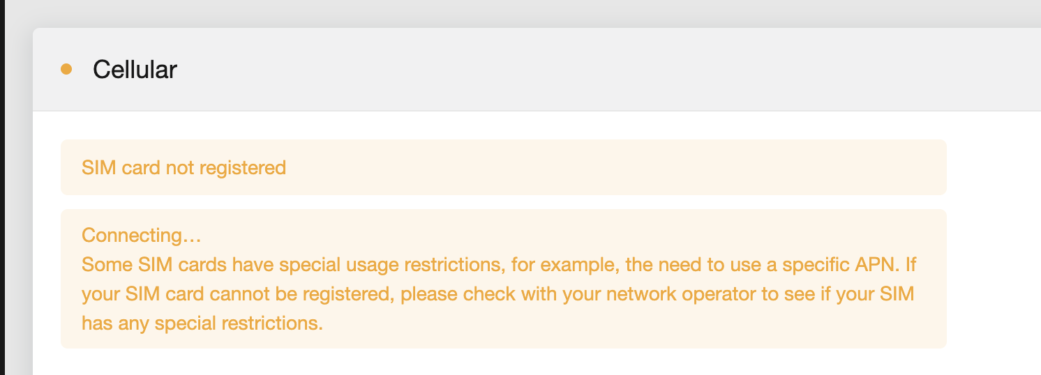 Admin panel screenshot